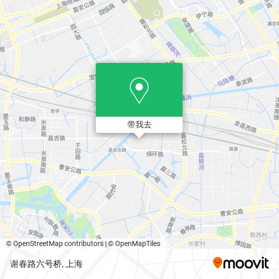 谢春路六号桥地图