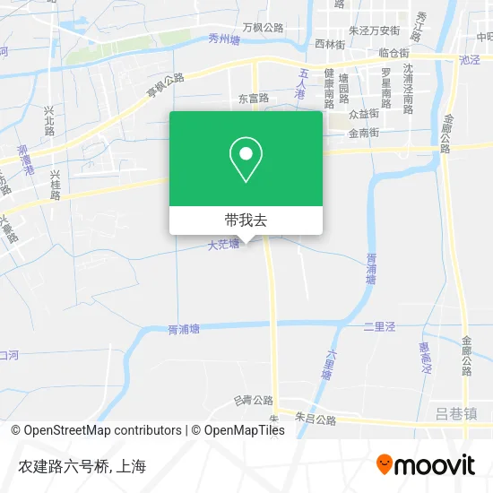 农建路六号桥地图
