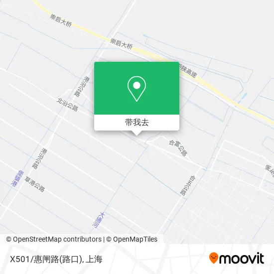 X501/惠闸路(路口)地图