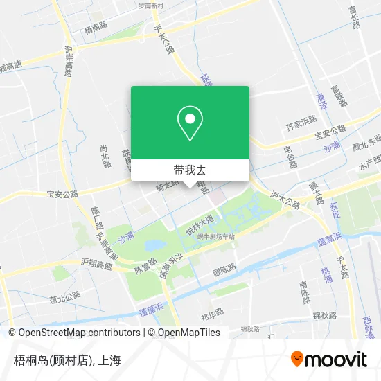 梧桐岛(顾村店)地图
