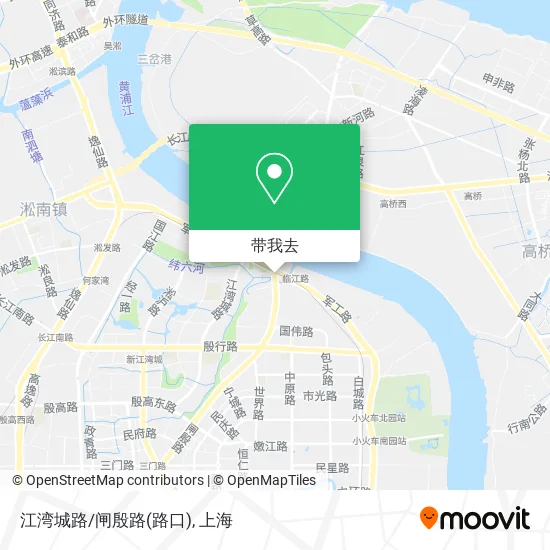 江湾城路/闸殷路(路口)地图
