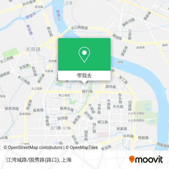 江湾城路/国秀路(路口)地图