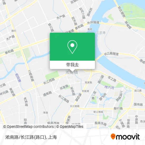 淞南路/长江路(路口)地图