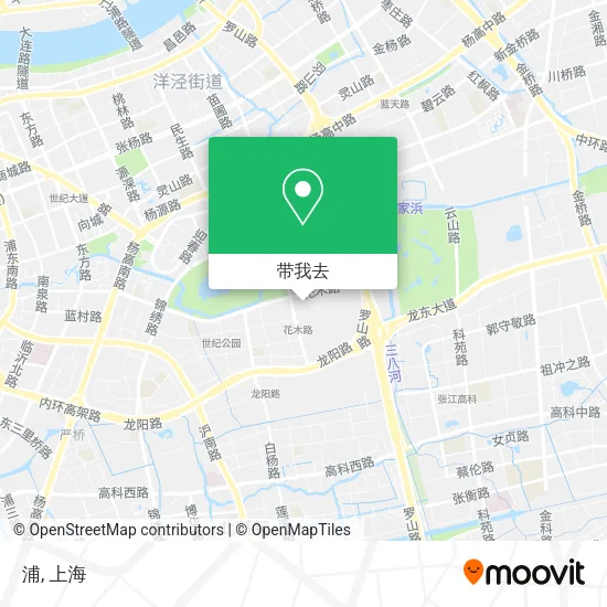浦地图