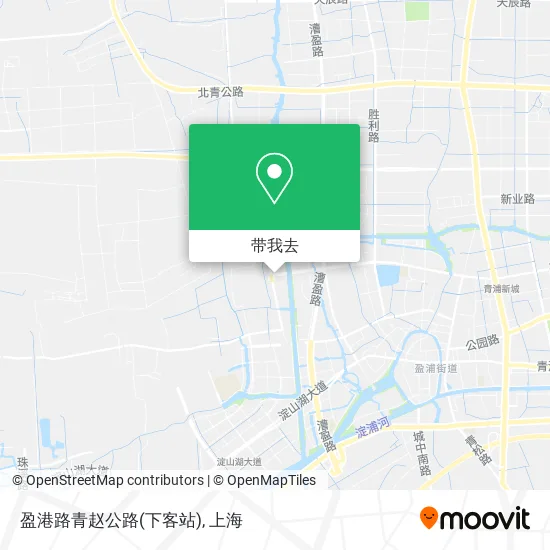 盈港路青赵公路(下客站)地图