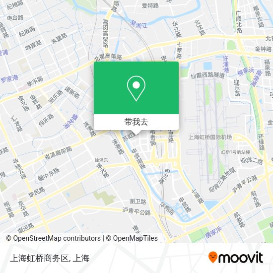 上海虹桥商务区地图