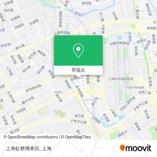 上海虹桥商务区地图