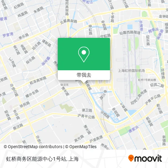 虹桥商务区能源中心1号站地图