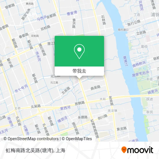 虹梅南路北吴路(塘湾)地图