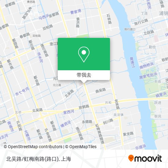 北吴路/虹梅南路(路口)地图