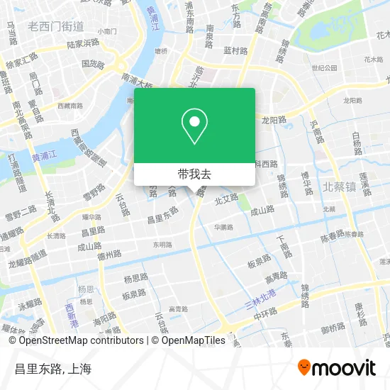 昌里东路地图