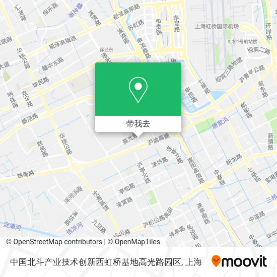 中国北斗产业技术创新西虹桥基地高光路园区地图