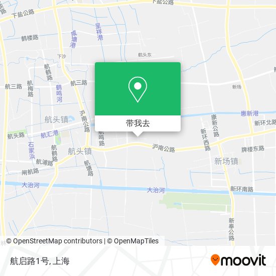 航启路1号地图