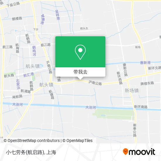 小七劳务(航启路)地图