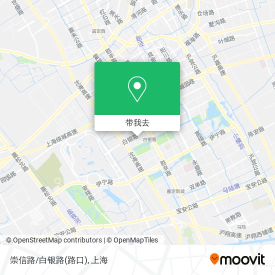 崇信路/白银路(路口)地图