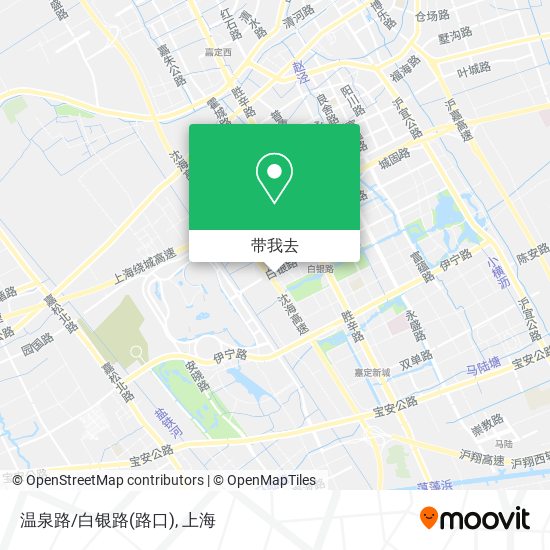 温泉路/白银路(路口)地图