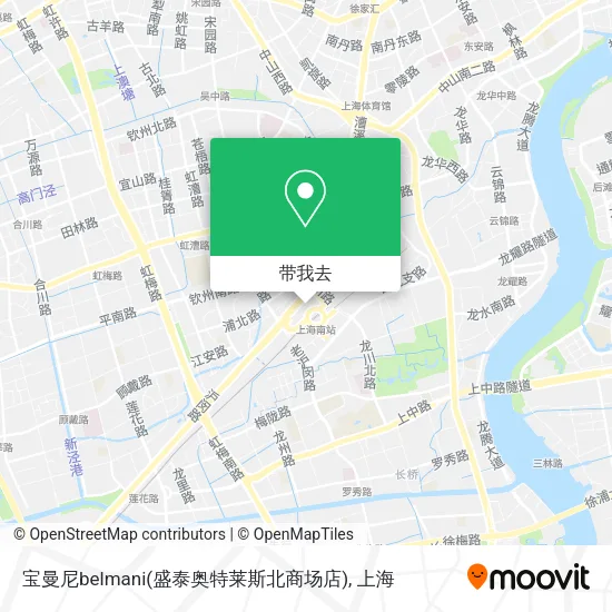 宝曼尼belmani(盛泰奥特莱斯北商场店)地图