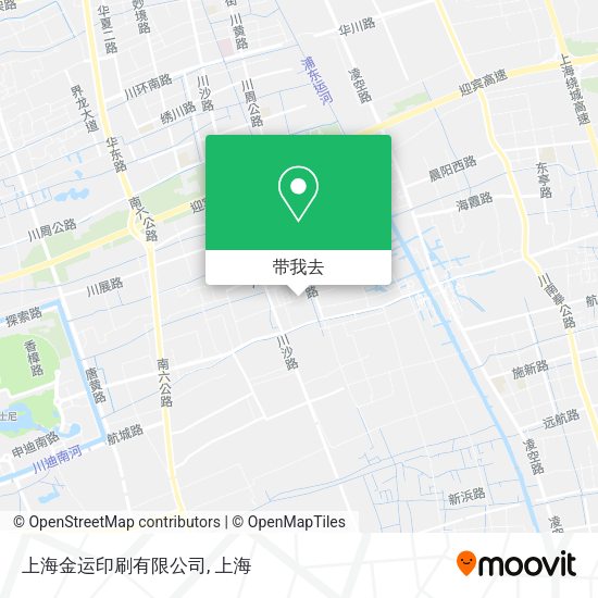 上海金运印刷有限公司地图