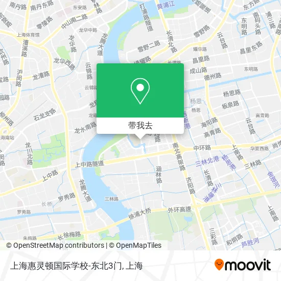 上海惠灵顿国际学校-东北3门地图