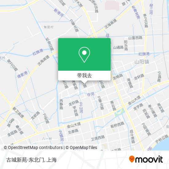 古城新苑-东北门地图