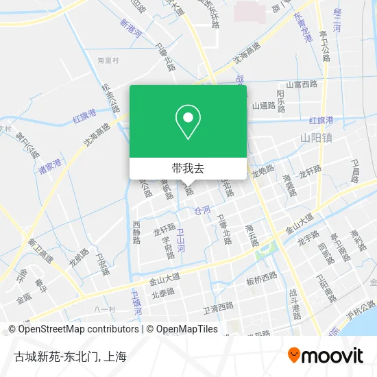 古城新苑-东北门地图
