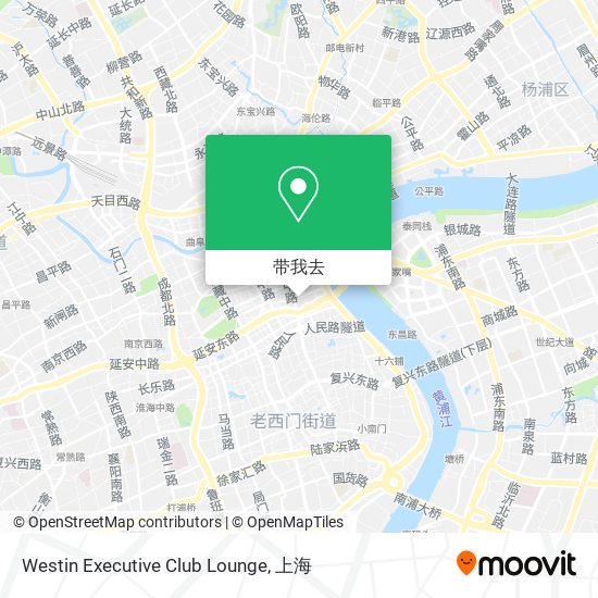Westin Executive Club Lounge地图