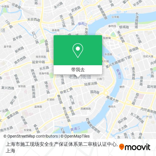 上海市施工现场安全生产保证体系第二审核认证中心地图