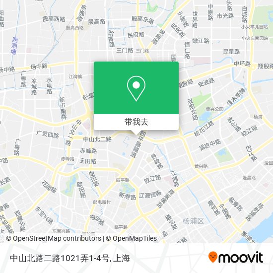 中山北路二路1021弄1-4号地图