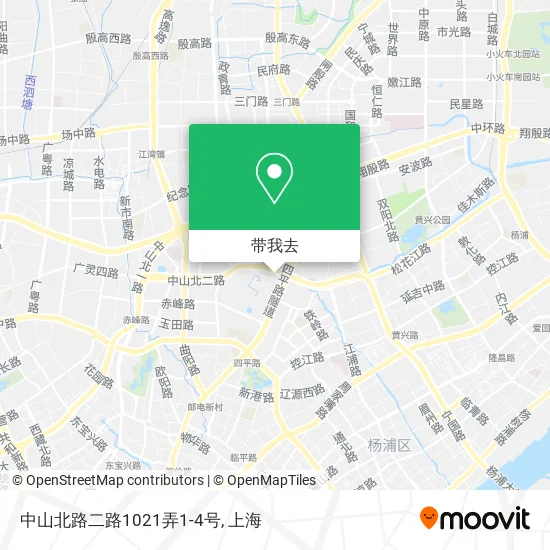 中山北路二路1021弄1-4号地图