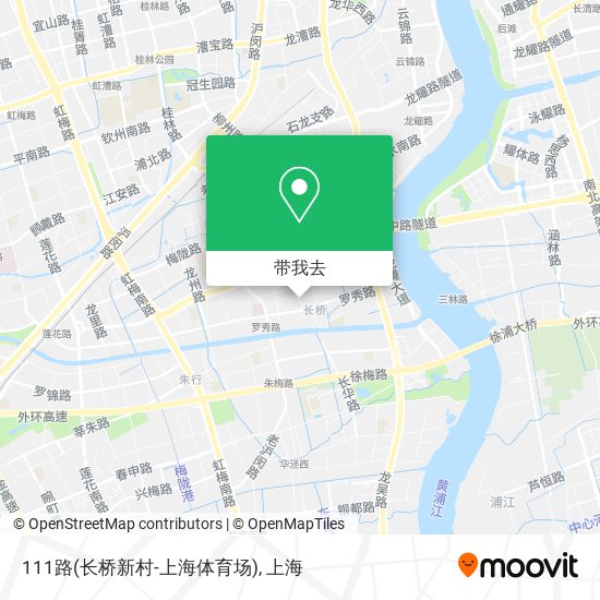 111路(长桥新村-上海体育场)地图