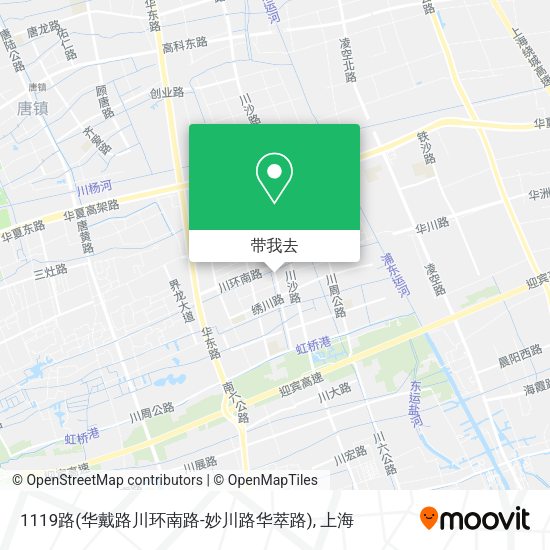 1119路(华戴路川环南路-妙川路华萃路)地图