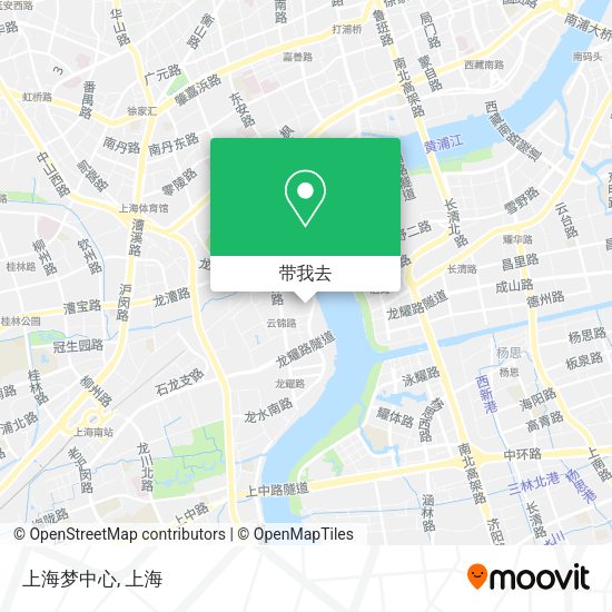 上海梦中心地图