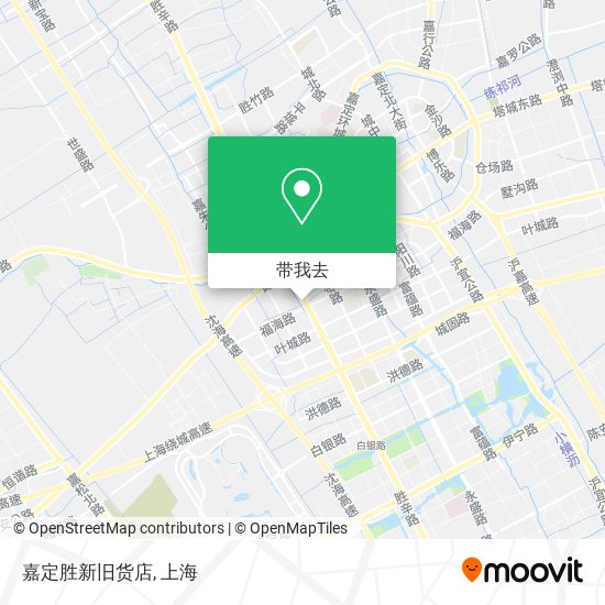 嘉定胜新旧货店地图