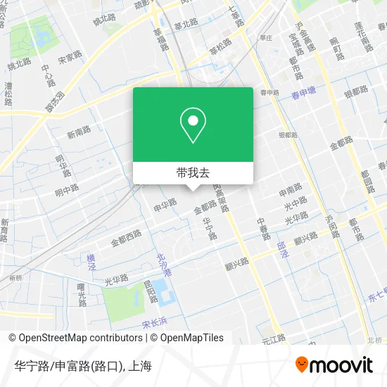 华宁路/申富路(路口)地图