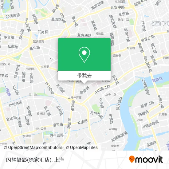 闪耀摄影(徐家汇店)地图