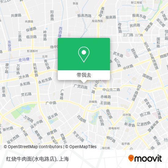 红烧牛肉面(水电路店)地图