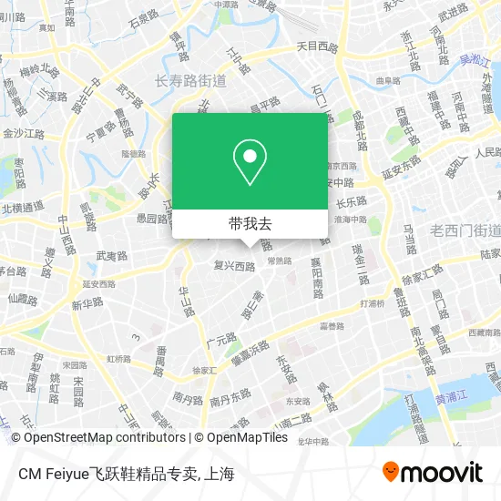 CM  Feiyue飞跃鞋精品专卖地图