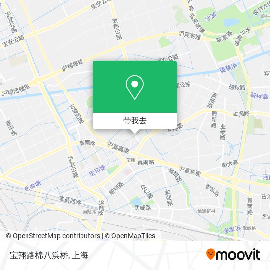 宝翔路棉八浜桥地图