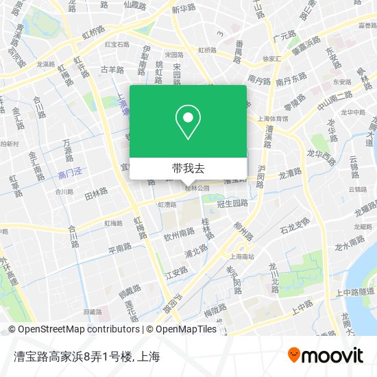 漕宝路高家浜8弄1号楼地图