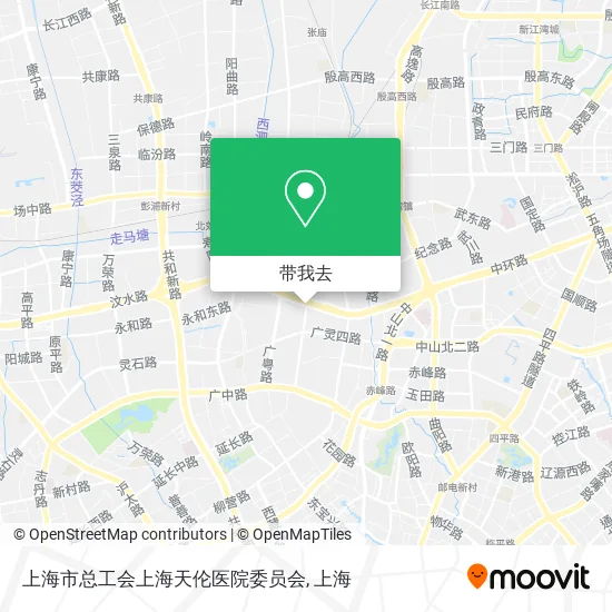 上海市总工会上海天伦医院委员会地图