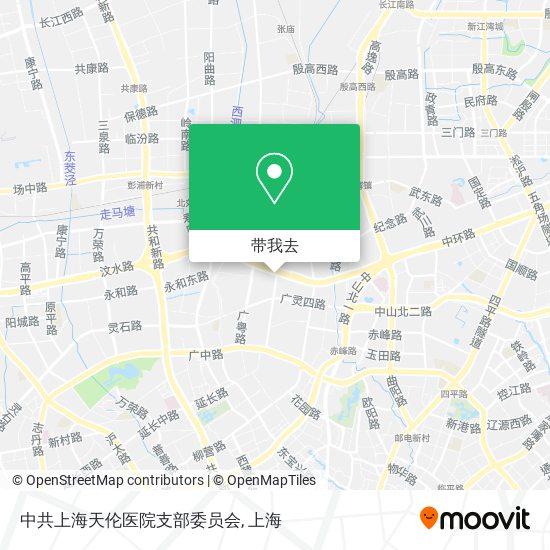 中共上海天伦医院支部委员会地图