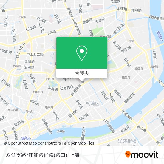 双辽支路/江浦路辅路(路口)地图