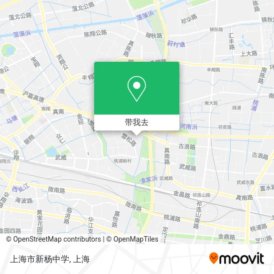 上海市新杨中学地图
