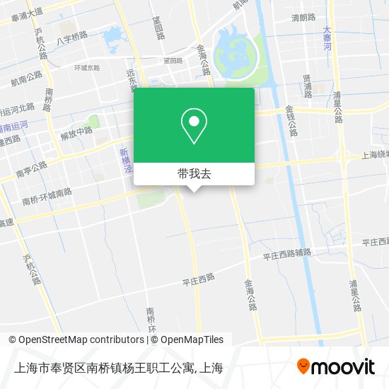 上海市奉贤区南桥镇杨王职工公寓地图