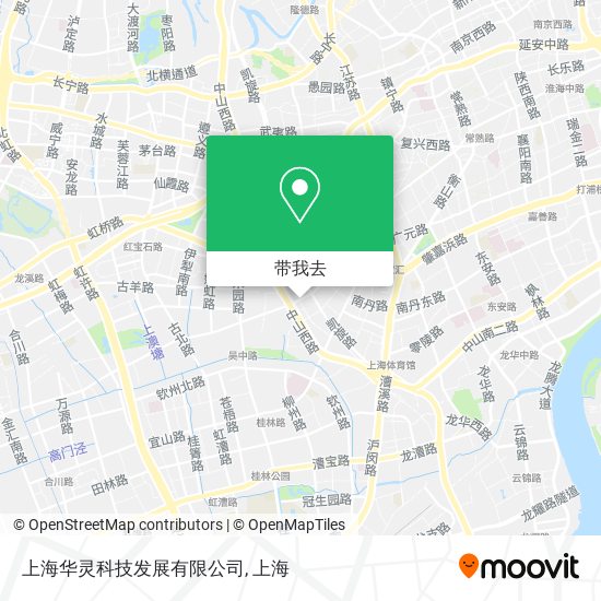 上海华灵科技发展有限公司地图