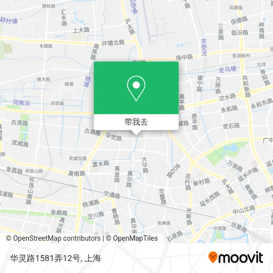 华灵路1581弄12号地图