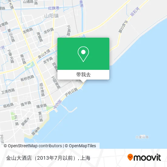 金山大酒店（2013年7月以前）地图