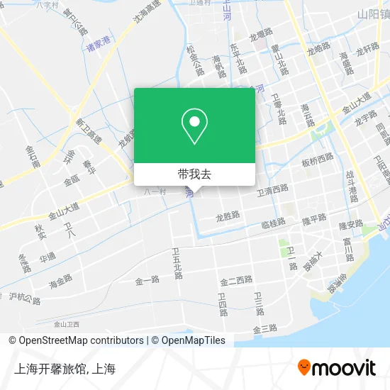 上海开馨旅馆地图