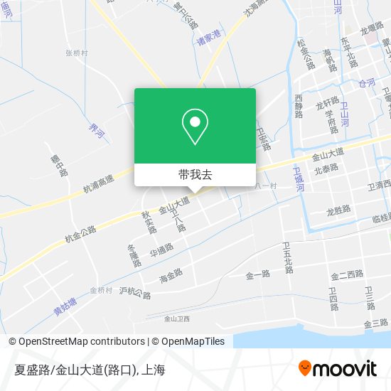 夏盛路/金山大道(路口)地图