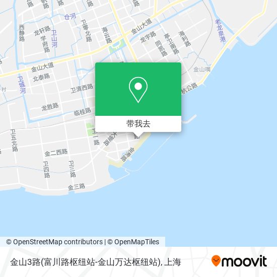 金山3路(富川路枢纽站-金山万达枢纽站)地图